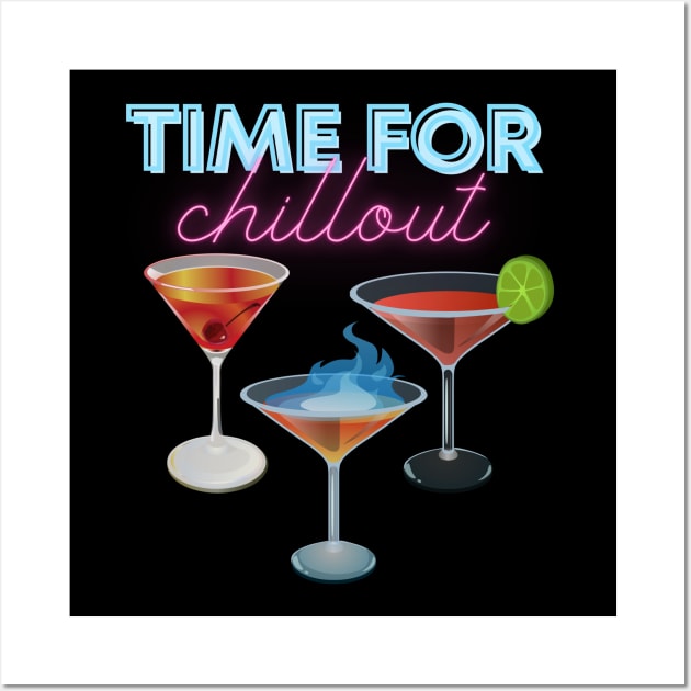 Time to chillout Wall Art by Psychodelic Goat